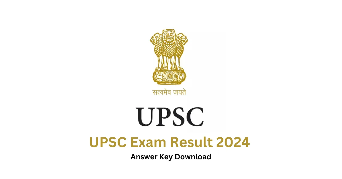 UPSC Exam Result 2024