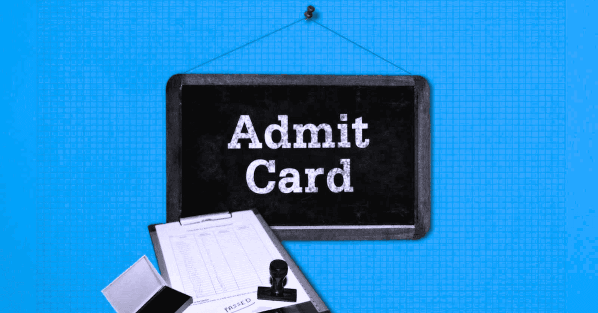 JEE Main Admit Card