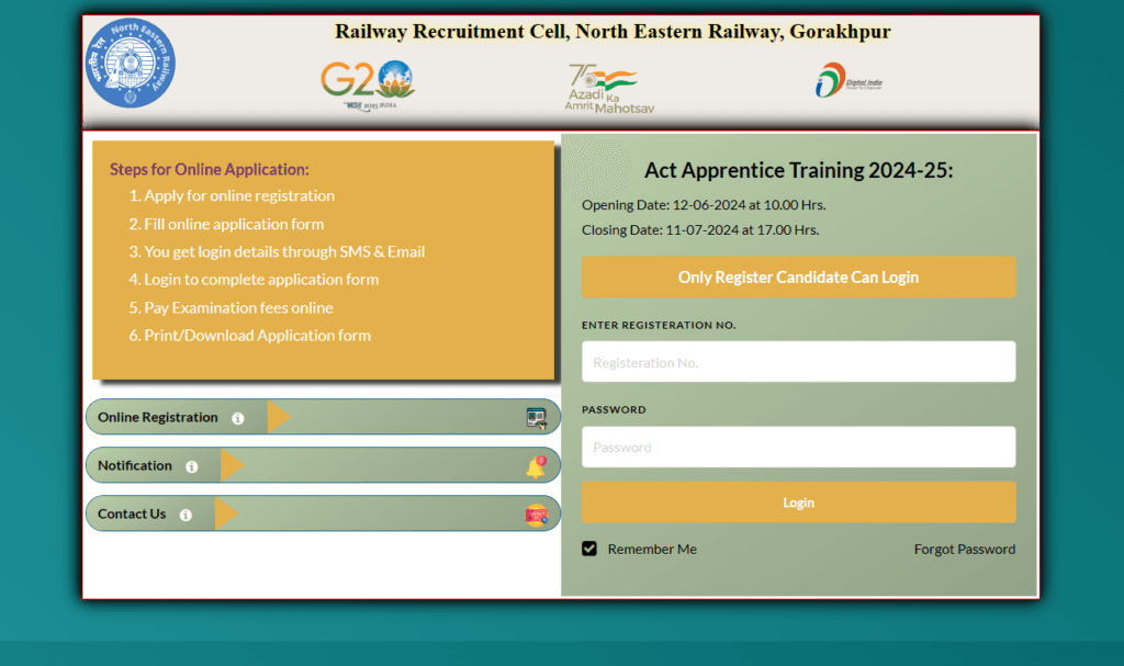 North Eastern Railway Recruitment 2024