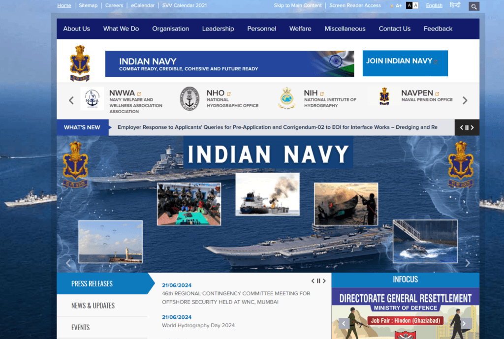 Indian Navy Sports Quota Recruitment 2024
