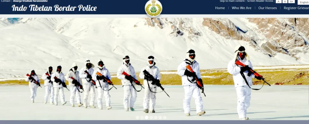 Indo-Tibetan Border Police Recruitment 2024