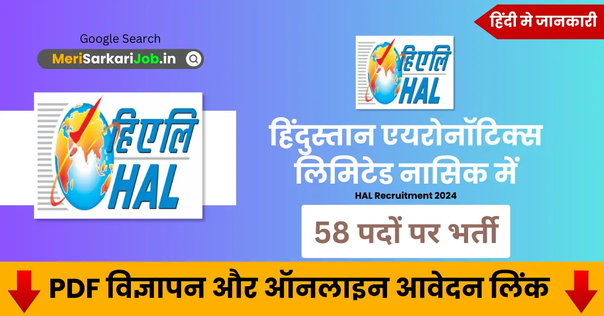 Hindustan Aeronautics Limited Recruitment 2024