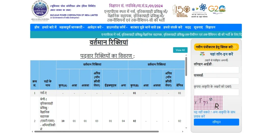NPCIL Job 2024