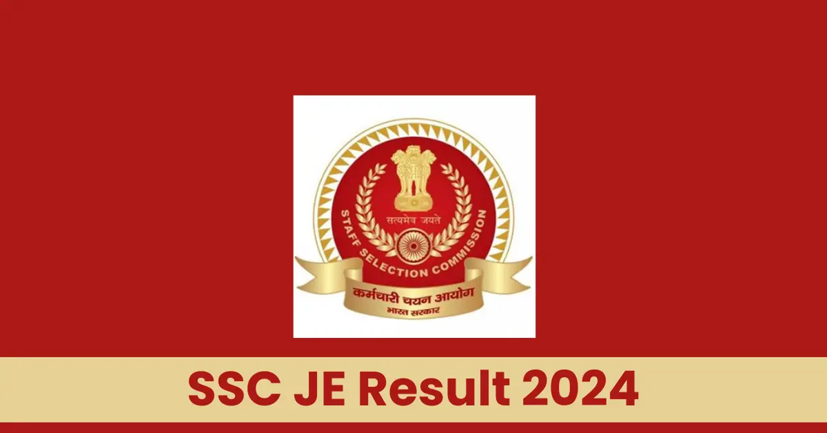 SSC JE Result 2024