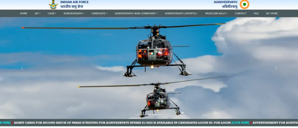 Air Force IAF Agniveervayu Sports Quota Recruitment 2024