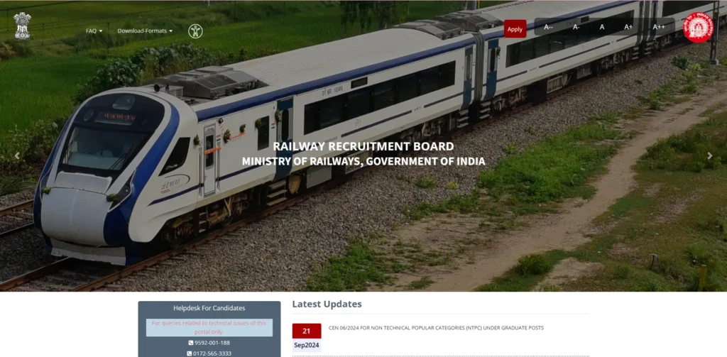 RRB Technician Recruitment