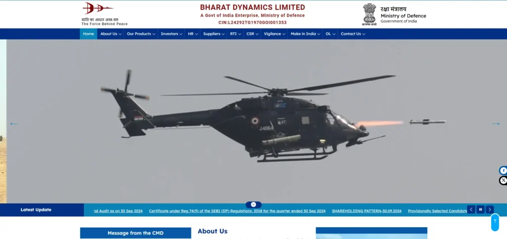 Bharat Dynamics Limited Recruitment