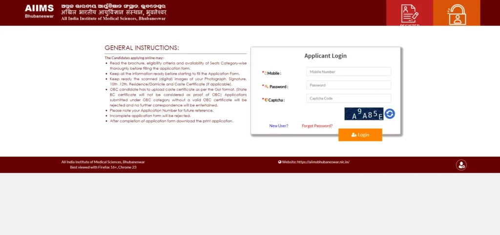 AIIMS Bhubaneswar Recruitment